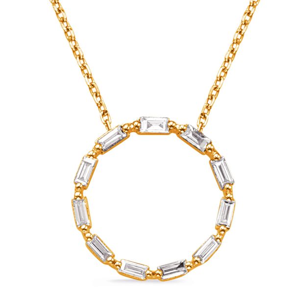 Yellow Gold Diamond Necklace Jimmy Smith Jewelers Decatur, AL