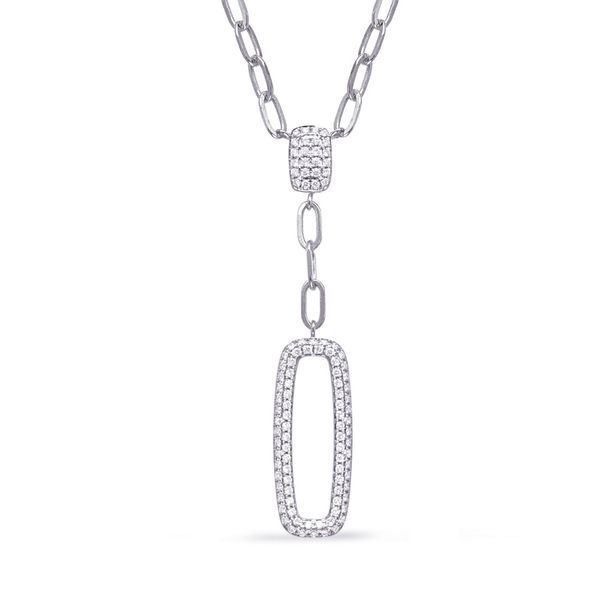 White  Gold Diamond Necklace Jewel Smiths Oklahoma City, OK