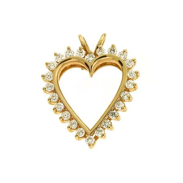 Diamond Heart Pendant Raleigh Diamond Fine Jewelry Raleigh, NC