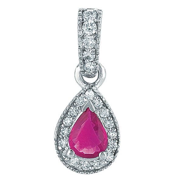 Ruby & Diamond Pendant Godwin Jewelers, Inc. Bainbridge, GA