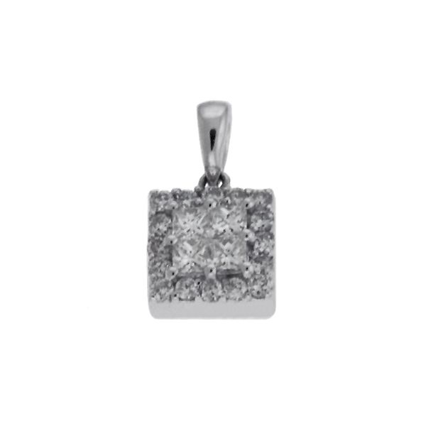 White Gold Diamond Pendant Jewel Smiths Oklahoma City, OK