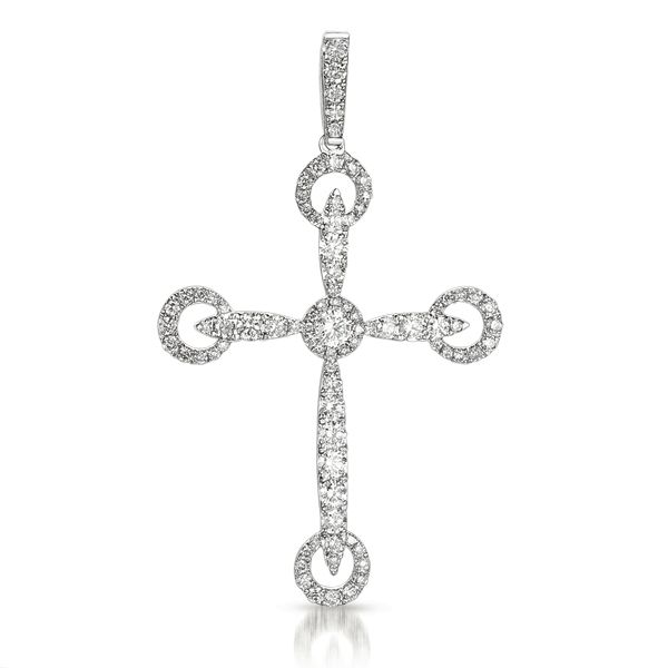 White Gold Diamond Cross Pendant Jimmy Smith Jewelers Decatur, AL