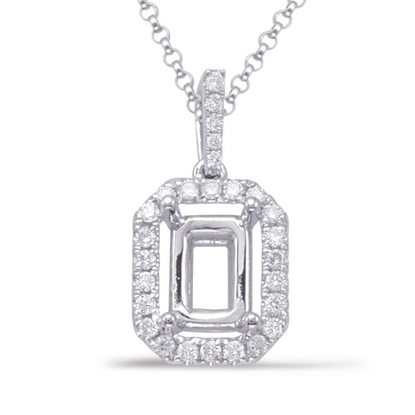 Ines: Emerald Cut Diamond Necklace | Ken & Dana Design