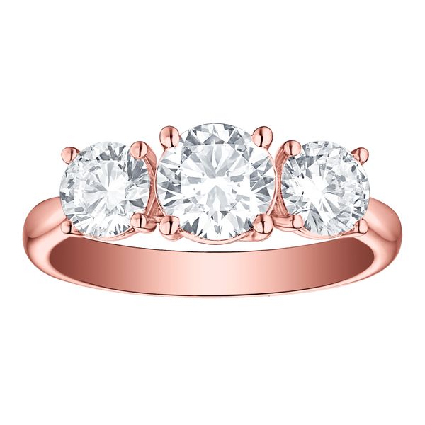 Lab Grown Diamond Three-Stone Ring Diamonds Direct St. Petersburg, FL