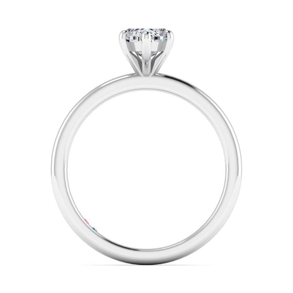 Pear Lab Grown Diamond Solitaire Petite Engagement Ring Image 4 Diamonds Direct St. Petersburg, FL