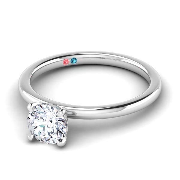 Petite Diamond Engagement Rings for Women Princess Solitaire Diamond Ring  14K White Gold 0.60 CT TW - Walmart.com