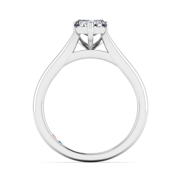 Pear Lab Grown Diamond Solitaire Engagement Ring Image 4 Diamonds Direct St. Petersburg, FL