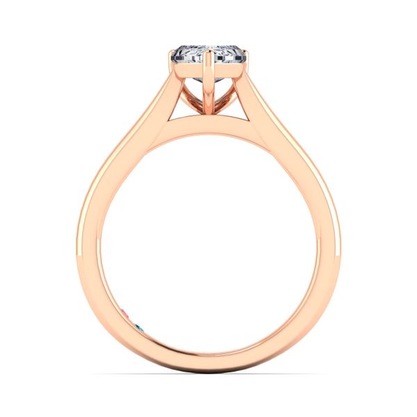 Pear Lab Grown Diamond Solitaire Engagement Ring Image 3 Diamonds Direct St. Petersburg, FL