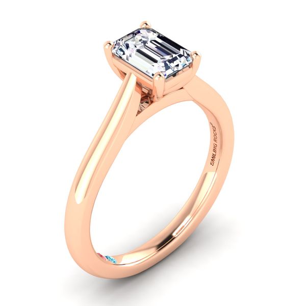 Emerald Lab Grown Diamond Solitaire Engagement Ring Diamonds Direct St. Petersburg, FL