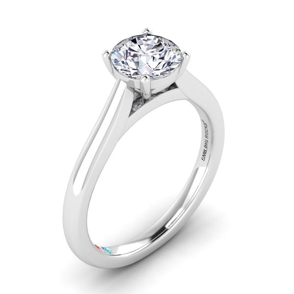 Round Lab Grown Diamond Solitaire Engagement Ring Diamonds Direct St. Petersburg, FL