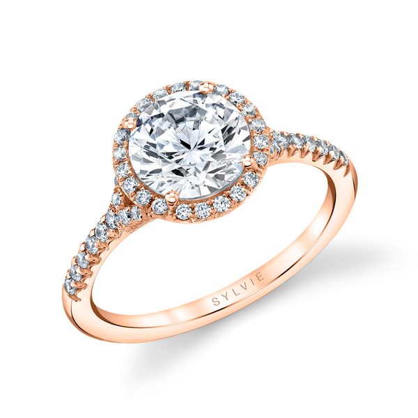 Women's Round Cut Halo Engagement Ring – Alexandra Mark Allen Jewelers Santa Rosa, CA