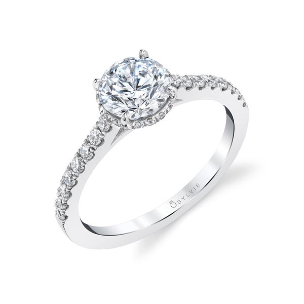 Hidden Halo Ring - Anastasia Brynn Marr Jewelers Jacksonville, NC