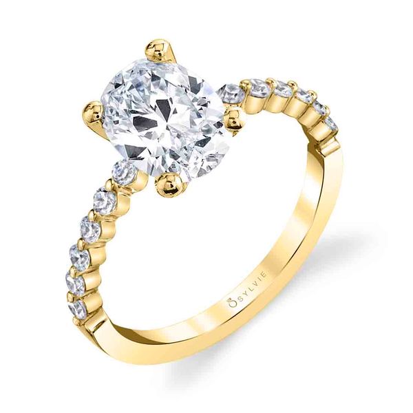 Women's Oval Cut Classic Engagement Ring - Athena Midtown Jewelers Herndon, VA
