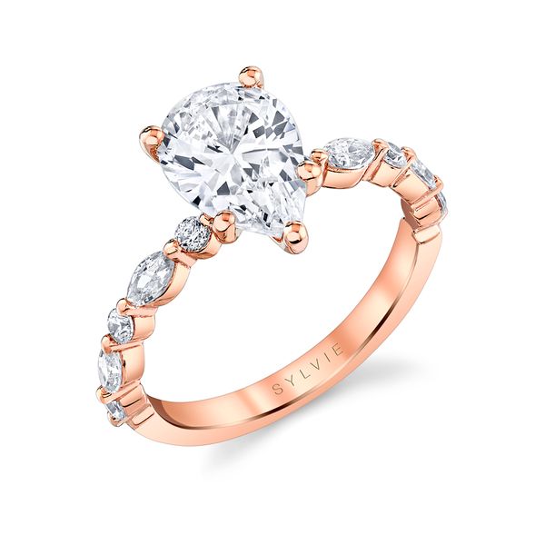 Women's Pear Shaped Unique Engagement Ring - Felicity Midtown Jewelers Herndon, VA