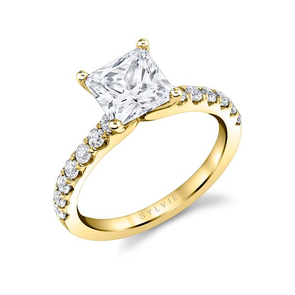 Women's Princess Cut Classic Engagement Ring - Aimee JMR Jewelers Cooper City, FL