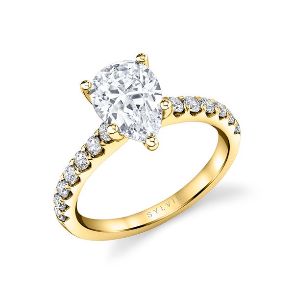 Women's Pear Cut Classic Engagement Ring - Aimee Mark Allen Jewelers Santa Rosa, CA