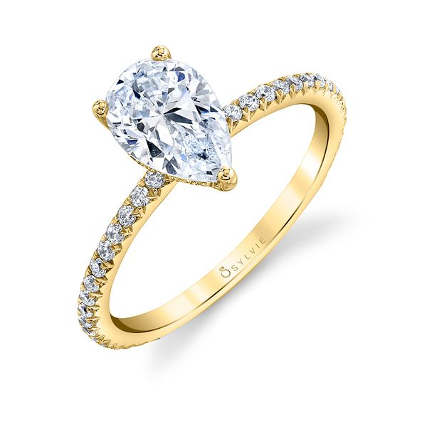 Sylvie Round Cut Classic Engagement Ring - Veronique S1860 - J.L. Winters  Jewelers