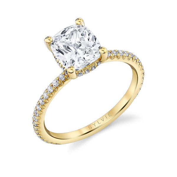 Women's Cushion Cut Classic Engagement Ring - Maryam Cellini Design Jewelers Orange, CT