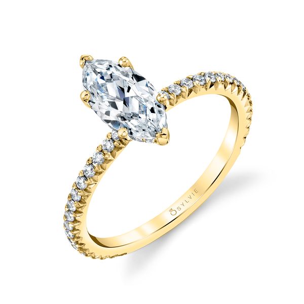 Women's Marquise Cut Classic Engagement Ring - Maryam Cellini Design Jewelers Orange, CT