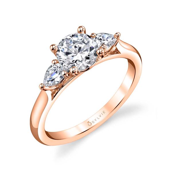 Women's Round Cut Three Stone Engagement Ring - Martine Midtown Jewelers Herndon, VA