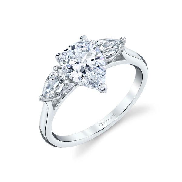 Women's Pear Shaped 2.0 Ct Three Stone Engagement Ring - Martine Midtown Jewelers Herndon, VA