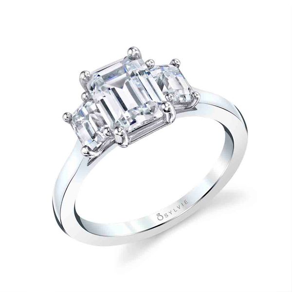 Three Stone Engagement Ring - Gigi Brynn Marr Jewelers Jacksonville, NC