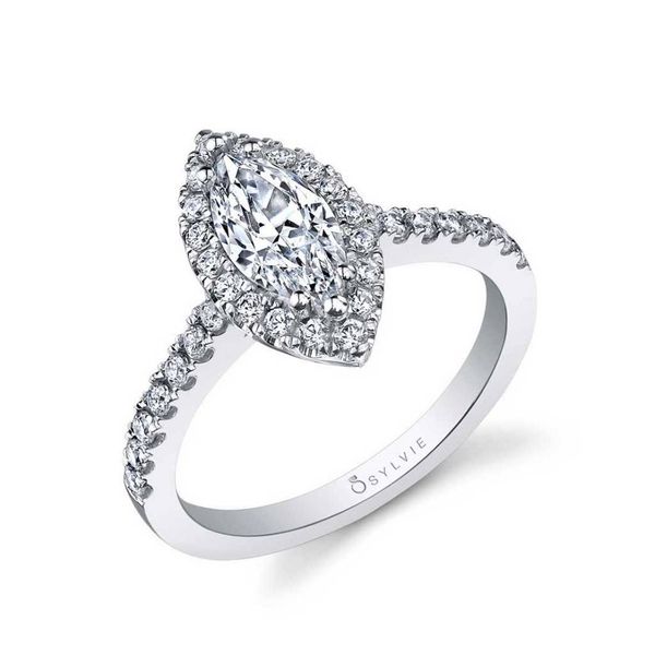 Women's Marquise Cut Classic Halo Engagement Ring - Chantelle D'Errico Jewelry Scarsdale, NY