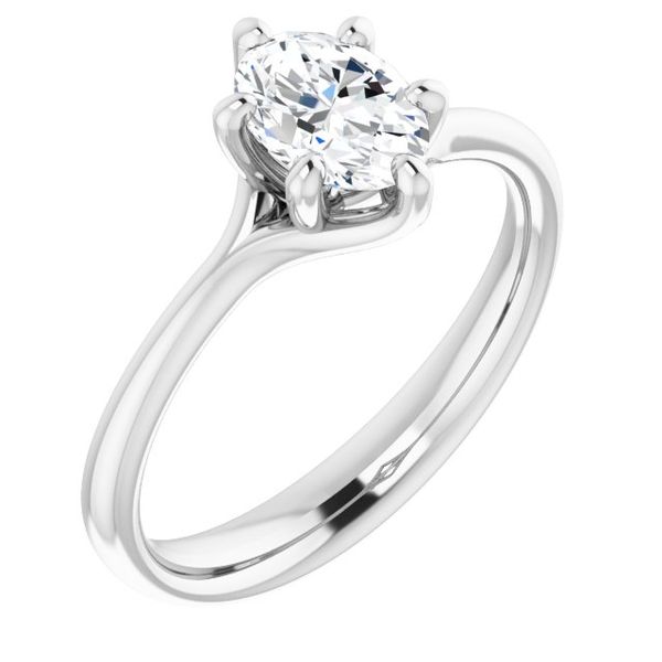 Solitaire Engagement Ring Blue Water Jewelers Saint Augustine, FL
