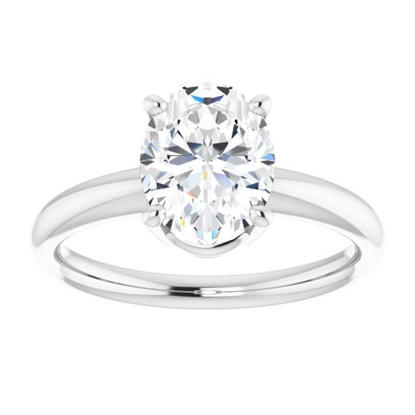 Solitaire Engagement Ring Image 3 Erica DelGardo Jewelry Designs Houston, TX