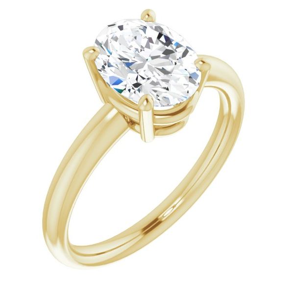 Solitaire Engagement Ring Erica DelGardo Jewelry Designs Houston, TX