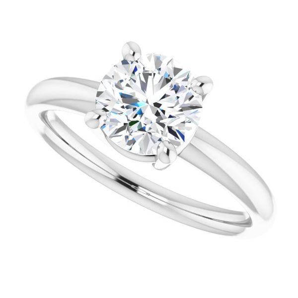 Solitaire Engagement Ring Image 5 Goldstein's Jewelers Mobile, AL