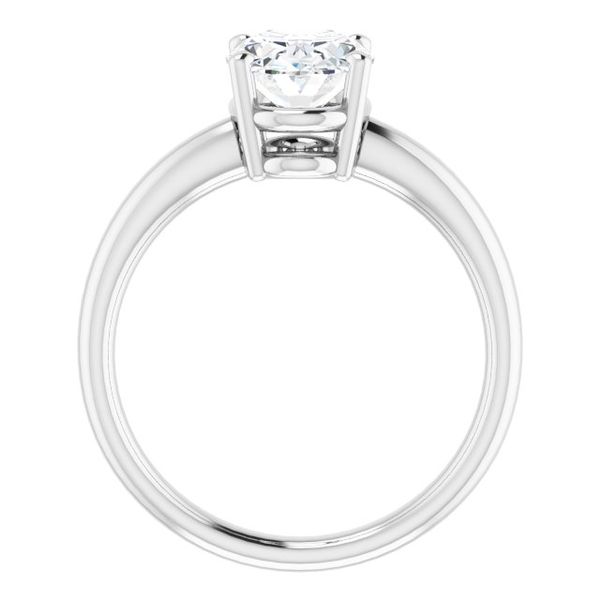 Solitaire Engagement Ring Image 2 Erica DelGardo Jewelry Designs Houston, TX
