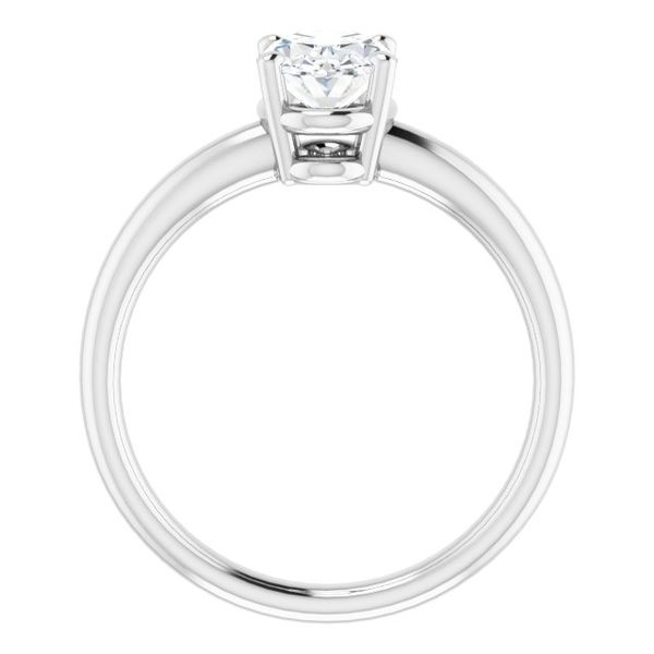 Solitaire Engagement Ring Image 2 Erica DelGardo Jewelry Designs Houston, TX