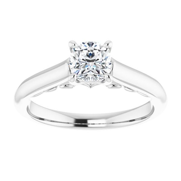 Solitaire Engagement Ring Image 3 Hingham Jewelers Hingham, MA