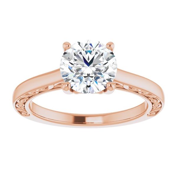 4-Prong Solitaire Engagement Ring Image 3 Blue Water Jewelers Saint Augustine, FL