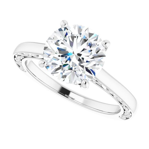 4-Prong Solitaire Engagement Ring Image 5 Blue Water Jewelers Saint Augustine, FL