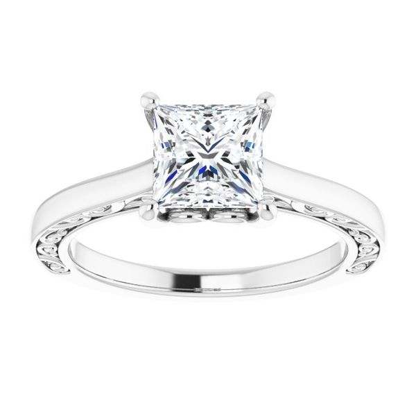 4-Prong Solitaire Engagement Ring Image 3 Purple Creek Holly Springs, NC
