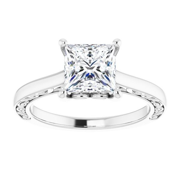 4-Prong Solitaire Engagement Ring Image 3 Trinity Jewelers  Pittsburgh, PA