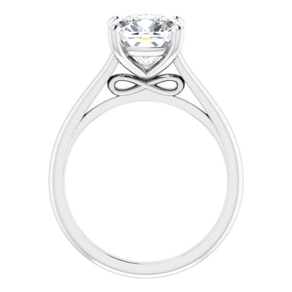 Infinity-Inspired Engagement Ring Image 2 Hingham Jewelers Hingham, MA