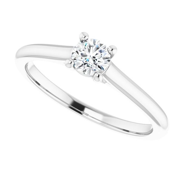 Infinity-Inspired Engagement Ring Image 5 Paul Bensel Jewelers Yuma, AZ