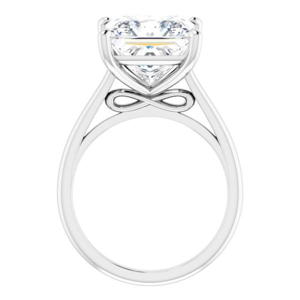Infinity-Inspired Engagement Ring Image 2 Erica DelGardo Jewelry Designs Houston, TX