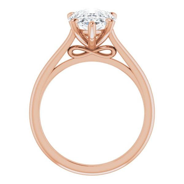 Infinity-Inspired Engagement Ring Image 2 Ballard & Ballard Fountain Valley, CA