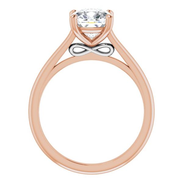 Infinity-Inspired Engagement Ring Image 2 Ballard & Ballard Fountain Valley, CA