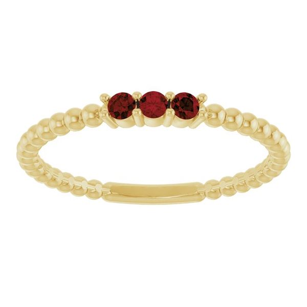 Beaded Ring Image 3 J. Meredith Jewelers Delafield, WI