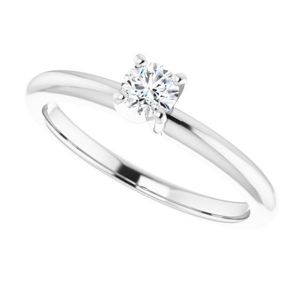 4-Prong Solitaire Engagement Ring Image 5 Hingham Jewelers Hingham, MA