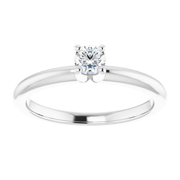4-Prong Solitaire Engagement Ring Image 3 Trinity Jewelers  Pittsburgh, PA