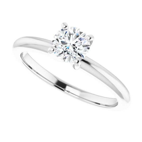 4-Prong Solitaire Engagement Ring Image 5 Purple Creek Holly Springs, NC
