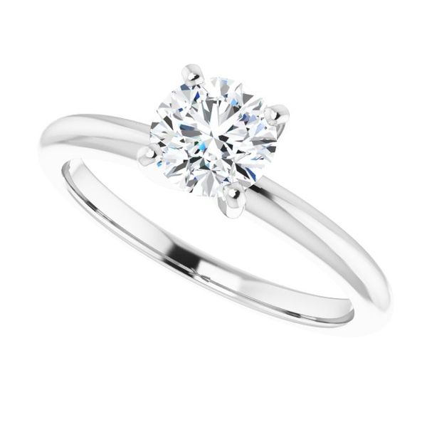 4-Prong Solitaire Engagement Ring Image 5 Trinity Jewelers  Pittsburgh, PA