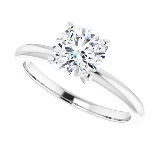 4-Prong Solitaire Engagement Ring Image 5 Couch's Jewelers Anniston, AL
