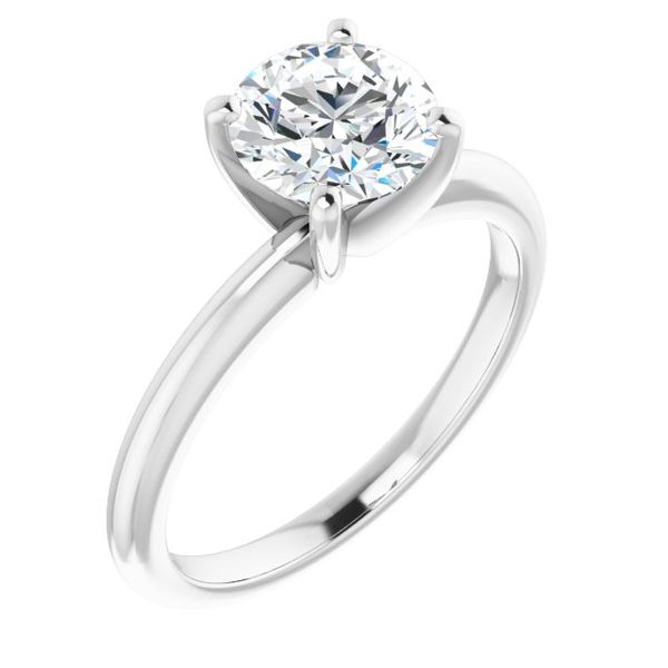 4-Prong Solitaire Engagement Ring Purple Creek Holly Springs, NC